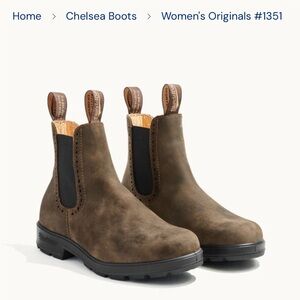 BLUNDSTONE WOMEN'S ORIGINALS #1351 HIGH TOP CHELSEA BOOTS - 7.5US/4.5AU